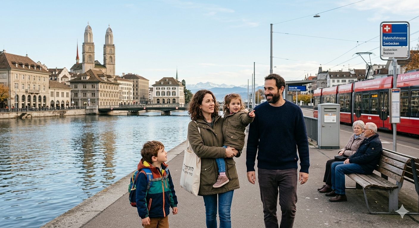 משפחה ישראלית בציריך